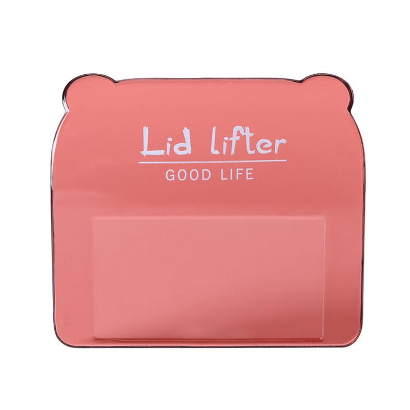 

Прозрачный подъемник сиденья унитаза Подъемник крышки унитаза Избегайте прикосновения к ручке крышки