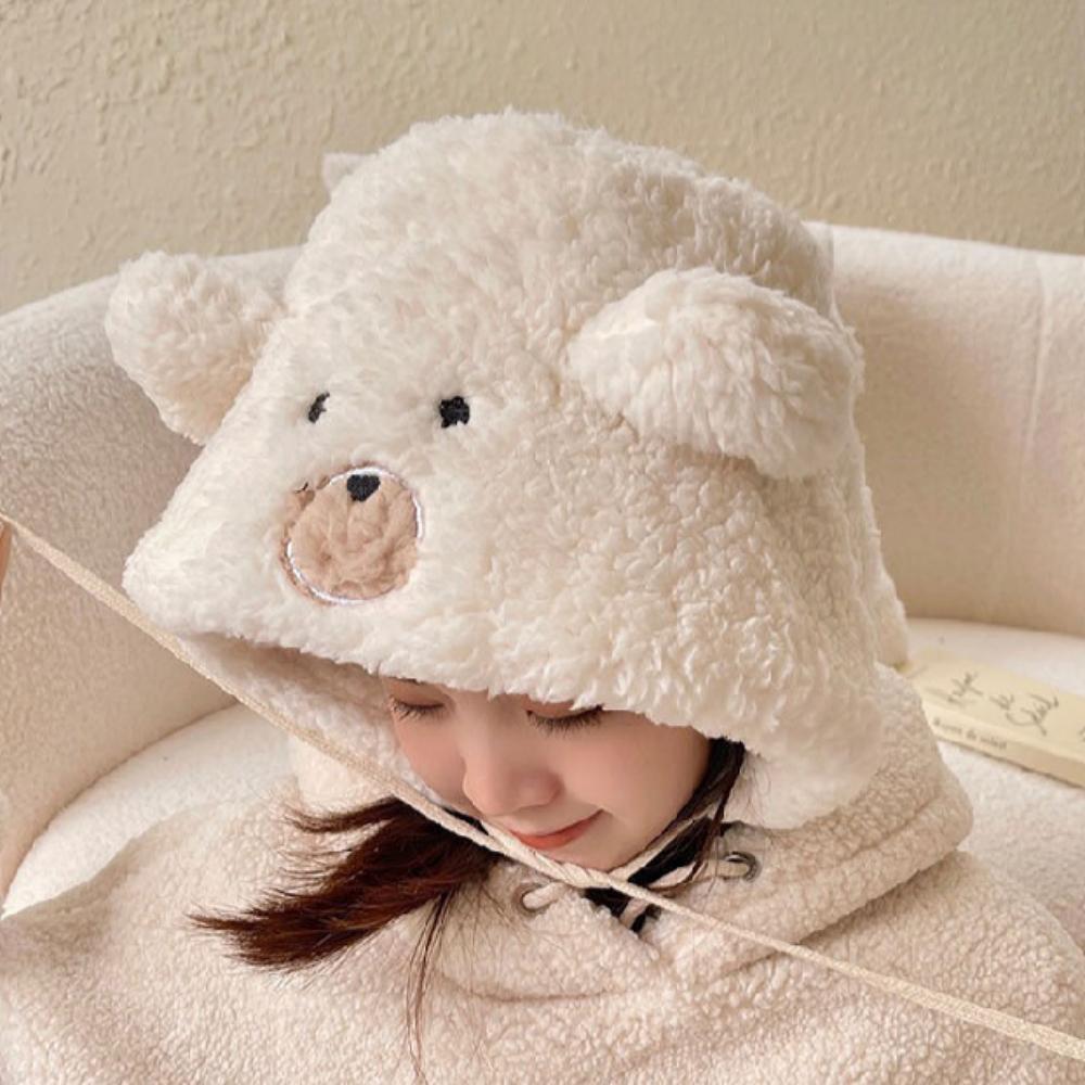 Vintermössa med teddyfleece-snodd för kvinna eller par