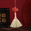 2026 Dragon Boat Festival Mugwort Fan Pendant & Indoor Sachet Bells for Door Handle and Decoration