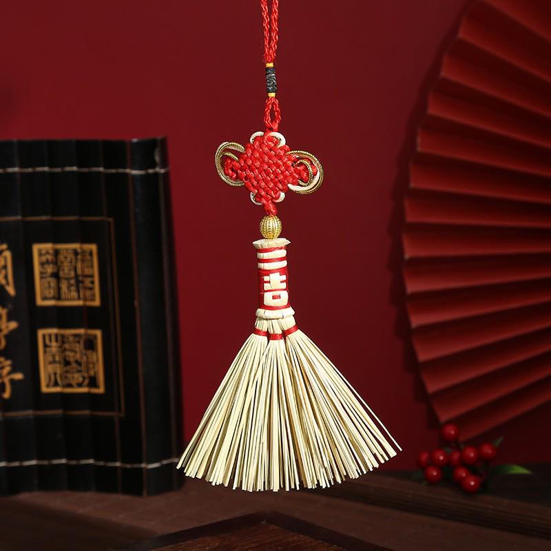 2026 Dragon Boat Festival Mugwort Fan Pendant & Indoor Sachet Bells for Door Handle and Decoration