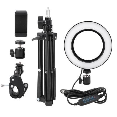 Lumière Vidéo LED USB 6 pouces Lampe Annulaire Dimmable pour Photographie Selfie Live Studio