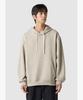 Uni Essential Loose Fit Hoodie - Beige Qr123Lhd11