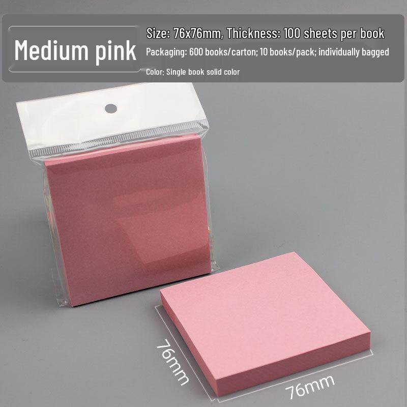 Colorful Creative Heart Sticky Notes - Reusable and Cute Stationery for Students
