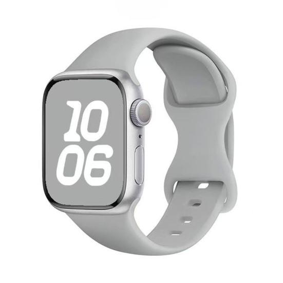 Silicone Watch Band Waterproof Sweat-Proof Replacement Band Soft Solid Color Watch Strap for Apple Watch Series Ultra 2