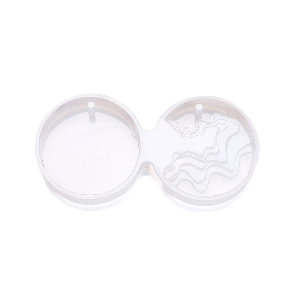 Crystal Island Pendant Making Mold 3D Island Pendant Silicone Jewelry Crafting DIY Mould Type 1
