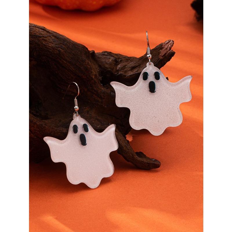 Women'S Halloween Fashion A Variety Of Minimalist Niche Designs Ghost Earrings Party Party