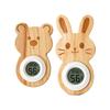 Hamster Cage Digital Temperature and Hygrometer Display with LCD and Freestanding or Hanging Placement for Enclosure Checks