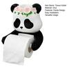 Tissue Holder Panda Design Flexibly Fixed Napkin Rack with Non-Slip Surface Easy Installation Tissue Storage Rack Bathroom Accessories