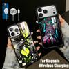 BLACK Dead M-MasterES R-Rock ShooterS Phone Case For iPhone17,16,15,14,13 Plus,Pro Max Magnetic For Magsafe Wireless Charging