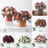 Vibrant and Lifelike Silk Rose Flowers for Party Decoration Artificial Bouquet