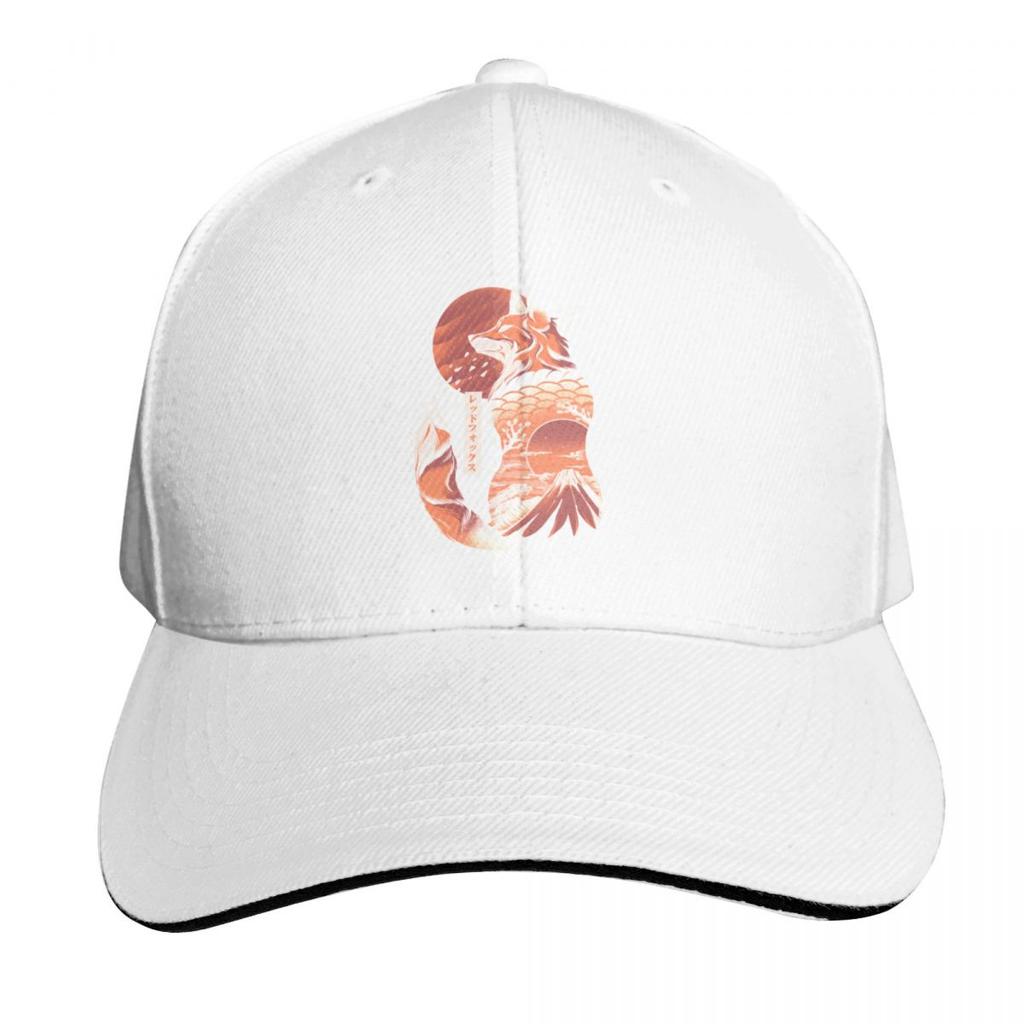 Japanese fox Baseball Cap fun hats Rave Mountaineering tea Hat Women Caps Unisexs