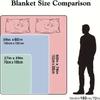 Romantic Ocean Style Whale Shark Pattern Warm Blanket Children Adult Nap Blanket Soft and Comfortable Suitable for All Seasons