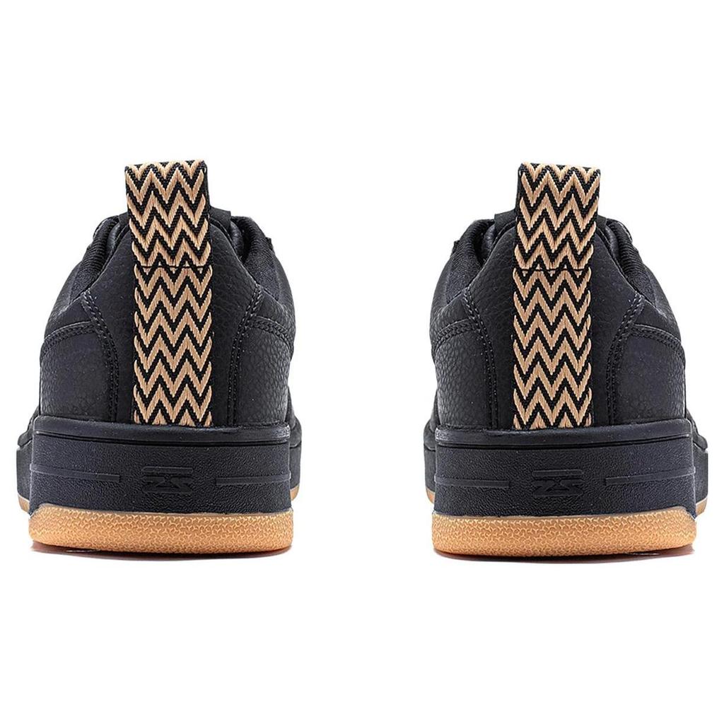 Li Ning Star Candy Slip Resistant Abrasion Resistant Low top Skateboard Shoes Men's Black AGCT471-5