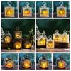 Christmas Tree Christmas Portable Lantern illuminated Christmas Hanging Lamp  Navidad