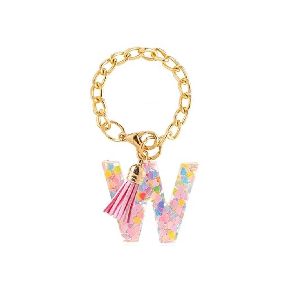 

Bottle Chain Letter Charm Accessories Tassel Charm Handle Charm Cute Initial Keychain Girls W
