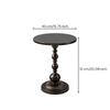 Runder eiserner Beistelltisch Dekorative Säule Retro für Wohnzimmer, Schlafzimmer, Lesezimmer