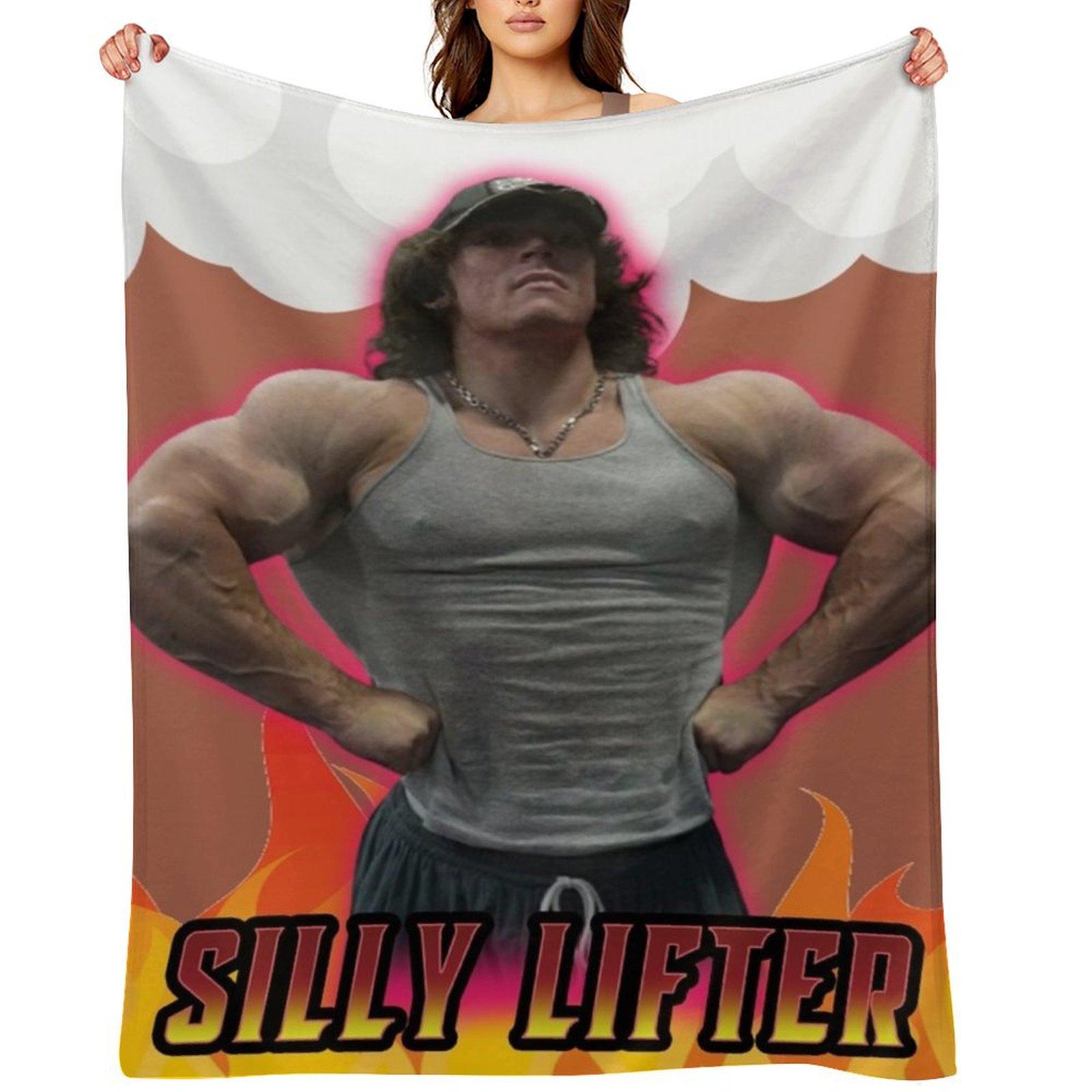 silly lifter sam sulek Throw Blanket decorative Luxury Brand bed plaid Giant Sofa Blankets 30x40in