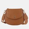 Felicia - Honey Leather Messenger Bag