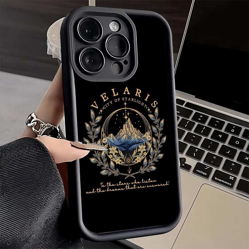 Phone Case for iPhone 17 Air 16E 15 16 Pro Max A Court of Mist Fury VELARIS City Cover 14 Plus 13 12 Mini Soft Shell Silicone Fu