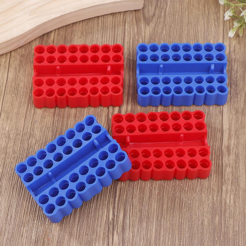 2 Buc Suport Bituri 32 Găuri Organizator Bituri Coadă Hexagonală Suport Bituri Șurubelniță Burghiu Pentru Depozitare Pentru Coadă 6.35Mm Cutie Depozitare