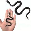 10cm 15Pcs Fake Realistic Rubber Toy Snake Simulation Soft Glue Snake Scary Halloween To Scare Birds Props Prank Trick Toy Gift