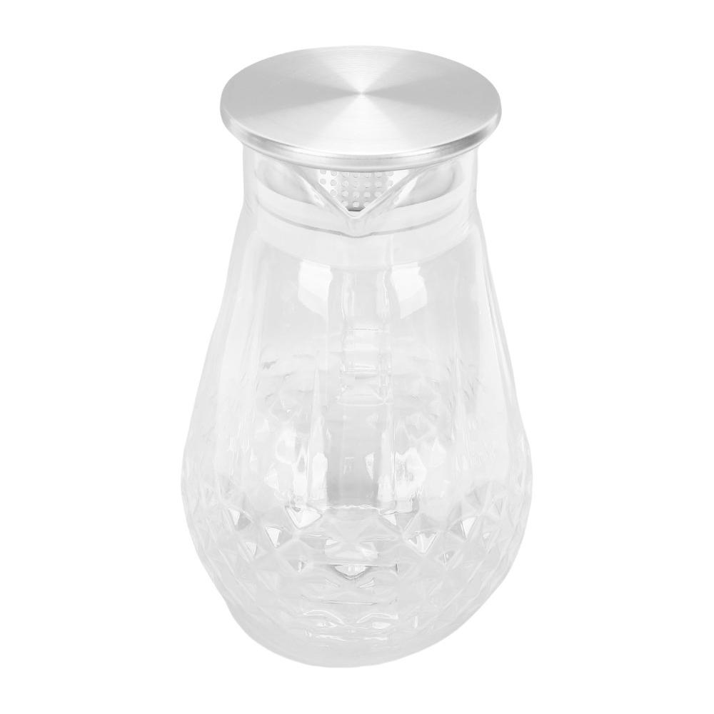 With Handle Clear Beverage Pitcher 1500ml Heat Proof Water Jug Household Use