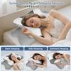 Cervical Neck Pillow for Pain Relief Ergonomic Side Sleeper Pillow for Neck Support Memory Foam Pillows for Back Stomach Sleeper