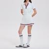 Damen Quick-Dry Tennis & Golf V-Ausschnitt Kleid mit Taschen - Anti-Exposure Fitness Rock Set