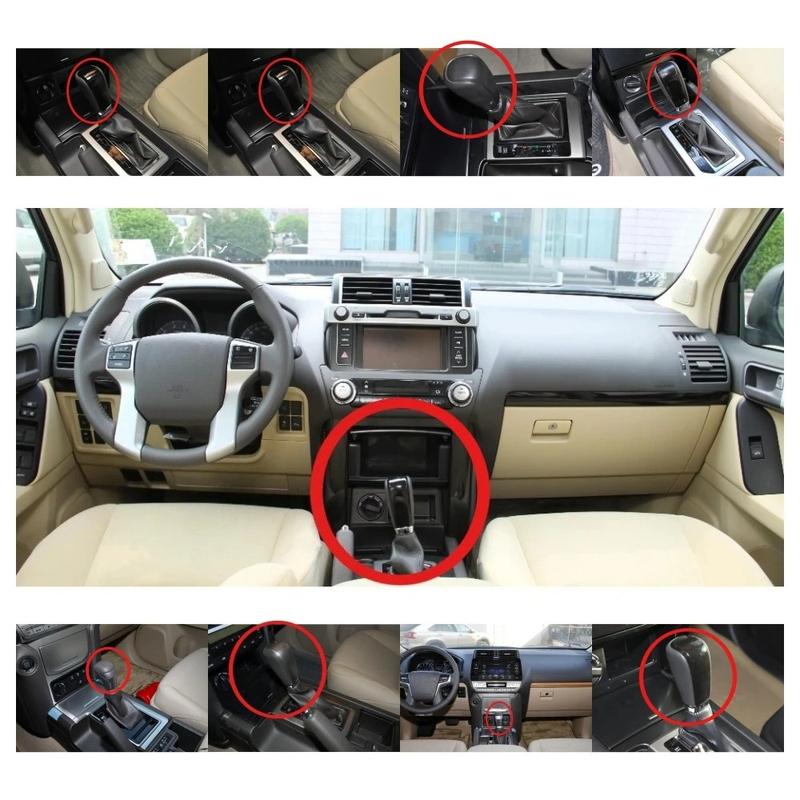 Car joystick gear shift head gear lever shift knob suitable for Toyota Prado FJ150 FJ 150 Cruiser 2010 2011 2012-2015 2016 2017