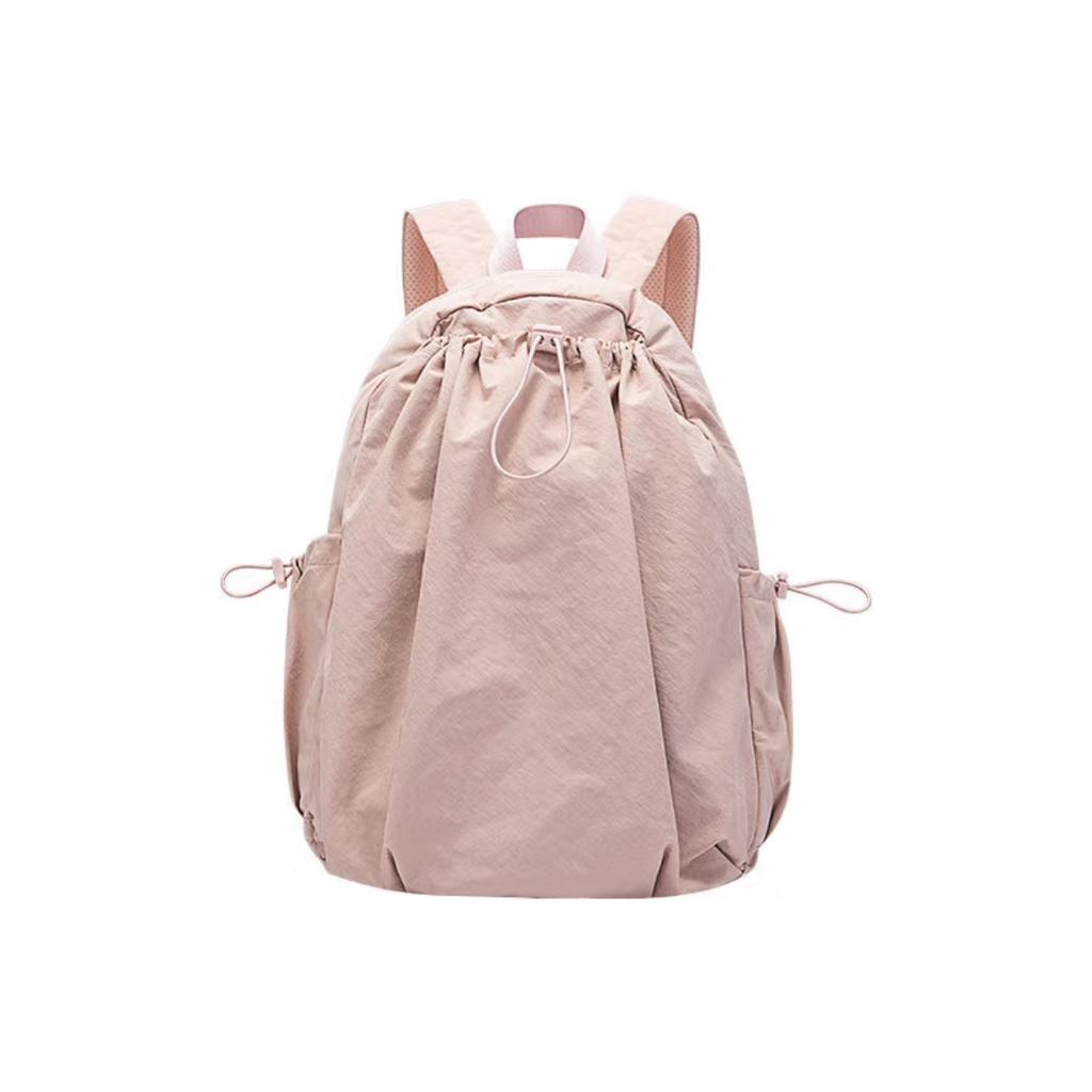 New Anta Washed Cloth Backpack Medium Unisex Di Pink 192518155U-4