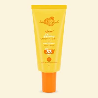Aqualogica Glow+ Delicious Dream Cream with Vitamin C & Papaya - 50g