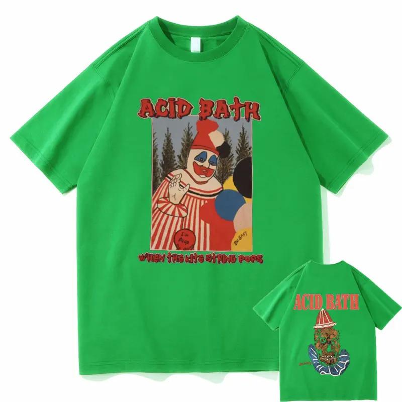 Acid Bath When The Kite String Pops Album Grafisk Trykk T-skjorte Herre Dame Vintage Gotisk Rock T-skjorte Herre Hip Hop Overdimensjonerte T-skjorter