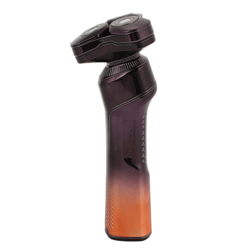 3 in 1 3D Electric Beard Trimmer Floating Double Ring Head Cordless Rechargeable Washable Wet Dry Mustaches Trimmer for