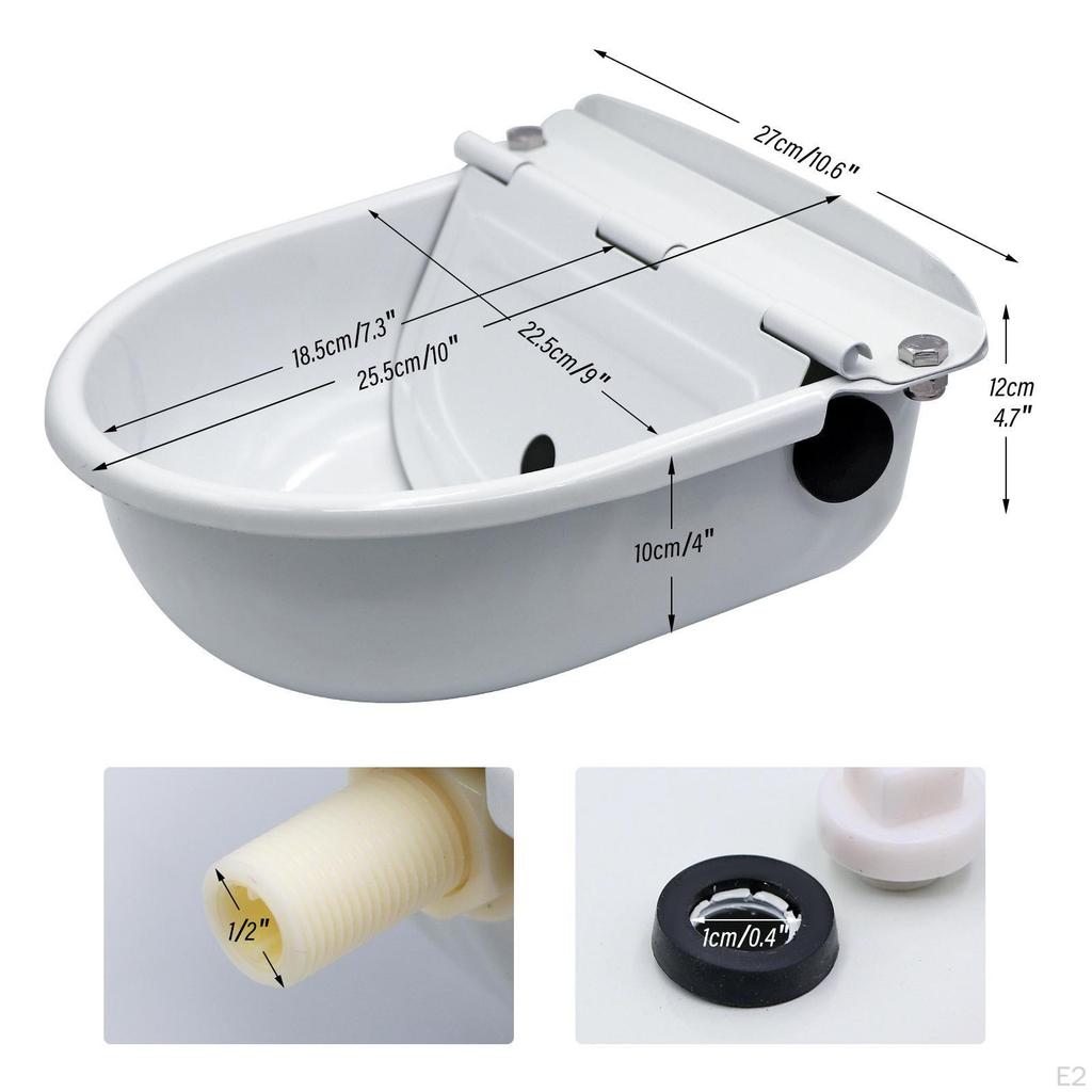 Animal Auto Drinking Water Bowl Cow Trough Livestock Waterer Pet Supplies