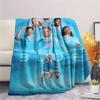 The Blues Team Print FlAannel Blanket, High Quality Comfortable for All Seasons, Home Decor, Warmth and Comfort