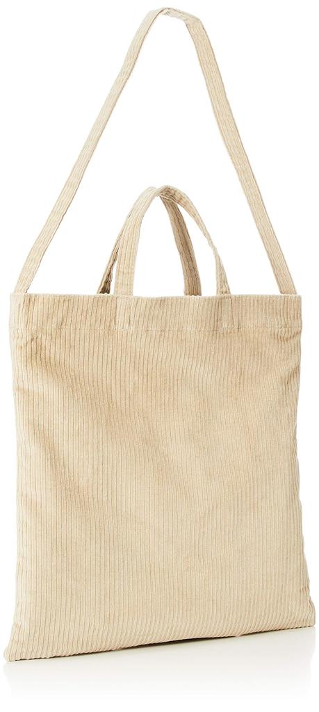 Corduroy 2WAY Tote Bag Pale Beige [Topkapi] [EFOLE] Women's