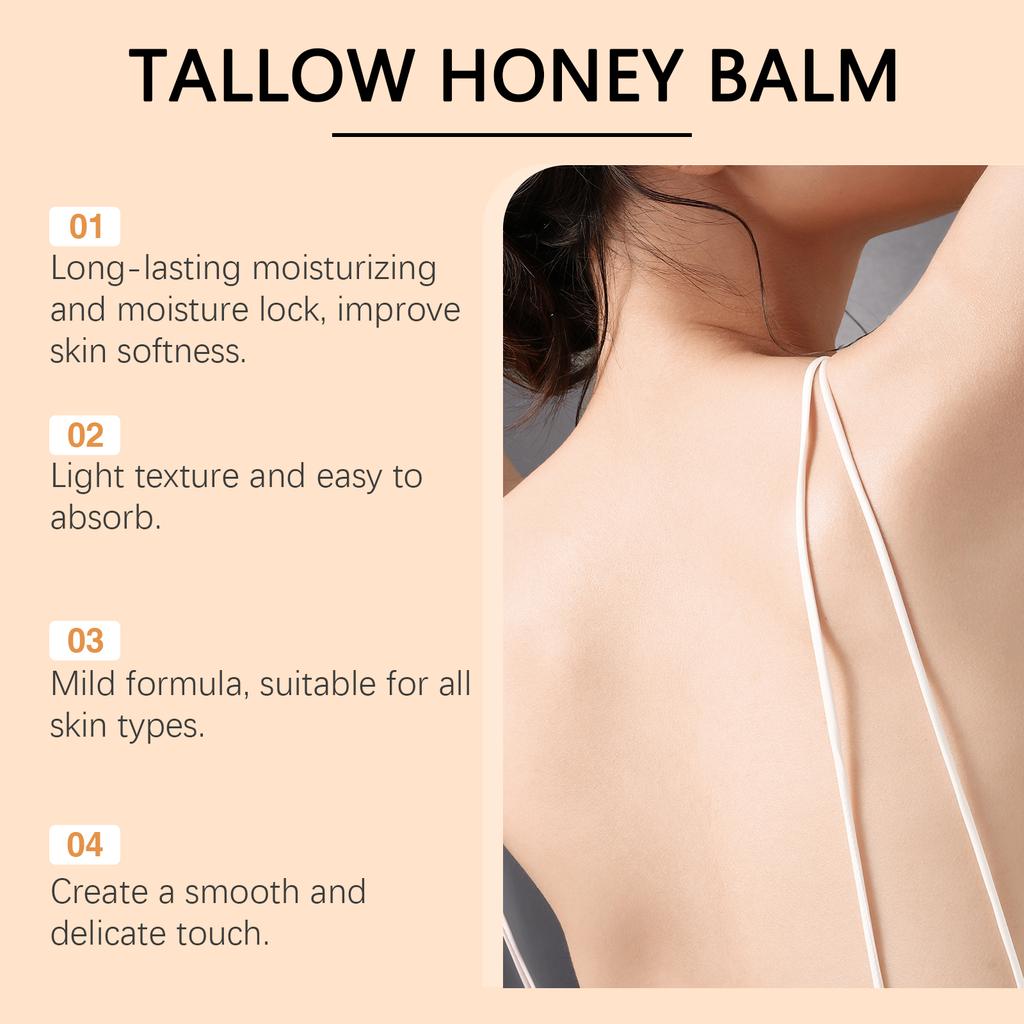 Tukový medový krém Glow Hydratační pleť Zlepšení elasticity Jemné bělení Zlepšení zašedlosti Zpevňující pleťové tělové hydratační mléko