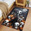 Jack Skellington Area Rug Suitable for Kitchen Dormitory Game Room Foyer Antislip Carpet Decorate Offices Best for Christmas