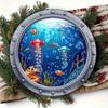 2D Flat 20cm Ocean Wooden Wall Hanging Decor - Jellyfish Universal Holiday Wooden Pendant, Home Decoration, Welcome Sign Party Decor, Wood Crafted Art