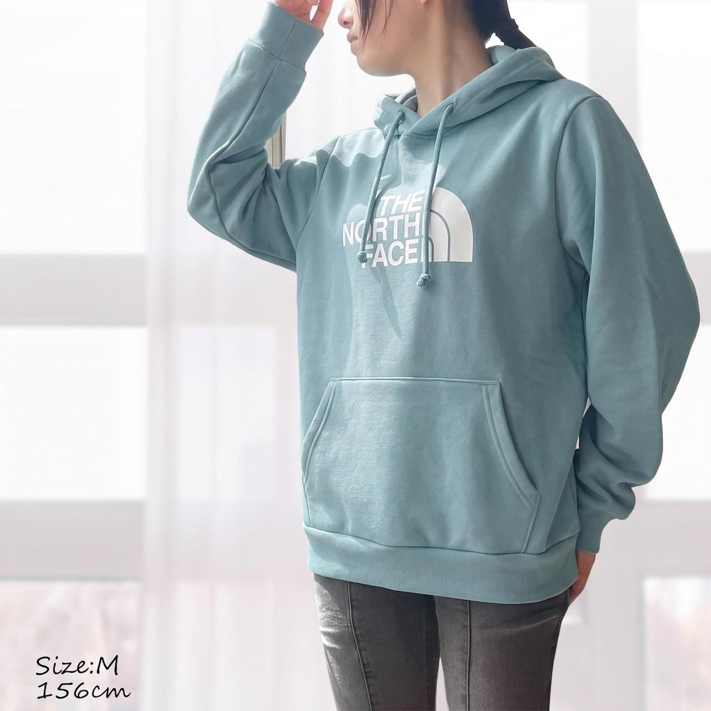 North Brand Evolution Half Dome Blue Size XL [The Face] Women's Hoodie, Logo, Fleece-lined, Hoodie, Eclipse,