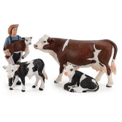 Figuren Simulierte Plastikfutterkrippe und Rinderstil - Pjun