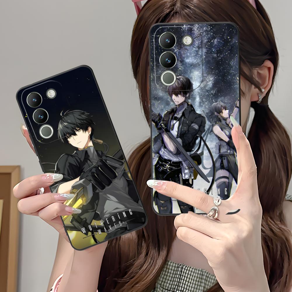 Wuthering Waves Rover Matte TPU Mobile Phone Case for VIVO V60 V50 V40 V30 V29 V27 V25 V23 Pro Lite 5G Colorful Printing Cover