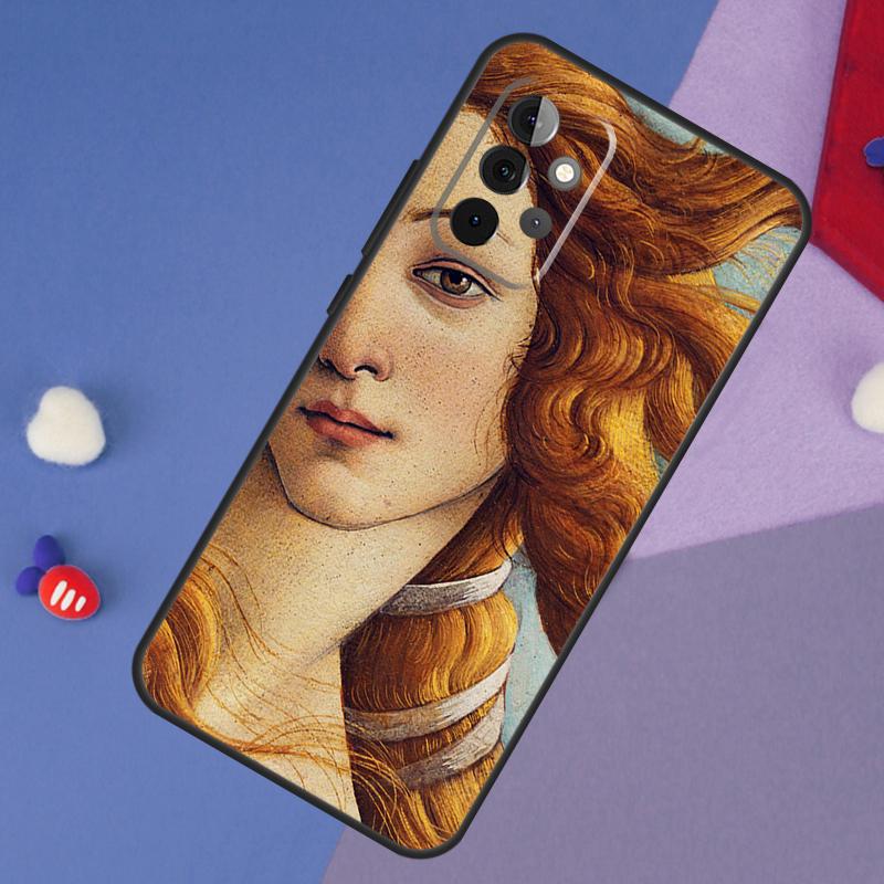 Art Painting Birth Of Venus Case For Samsung Galaxy A52 A53 A33 A13 A34 A54 A14 A35 A55 A15 A56 A36 A26 A16 A06 A22 A32