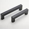 Modern Stainless Steel Square Pull Handle for Cabinets and Drawers