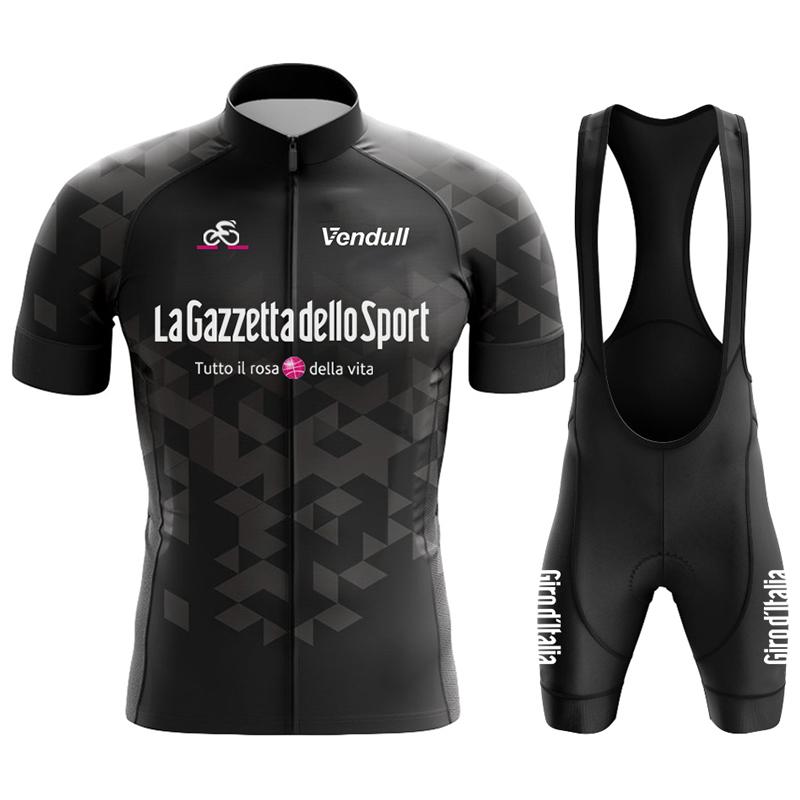 Tour De Giro D ITALIA Cycling Jersey Summer Ropa Ciclismo Men s Bicycle Cycling Clothing Mountain Bike Jersey Sportswear Suit Asian size-S