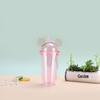 Water Bottle Mickey Mouse Cover Cute Straw Cup Portable Leak-proof Double-layer Plastic Cup Outdoor Gift Cup LOGO
