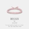 Boyfriend Exclusive Small Rubber Band Handmade Woven Hand Strap Couple Leather Case Hair Band for Girlfriends Headband Bracelet Dual-Use
