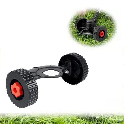 Adjustable Lawn Mower Auxiliary Wheel Detachable Bilateral Wheel Lawn Mower  Stand  String Cutter