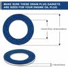 10Pcs Oil Drain Plug Gaskets Seal Washer Oil Pan Ring # 90430-12031 Oil Drain Plug Gaskets for Toyota Camry Corolla Auto Parts