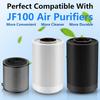 2 Pack JF100 Air Purifier Replacement Filter, Pre-Filter+True HEPA H13 Filter+ Activated Carbon Filters, 3-Stage Filtration Filter